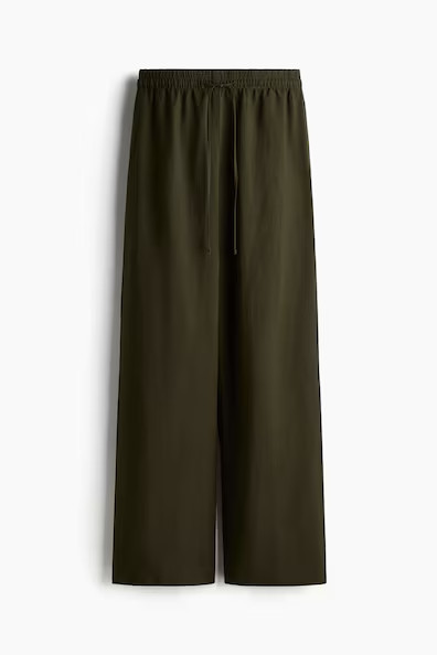 H & M - Linen-Blend Pants - Green | H&M (US + CA)