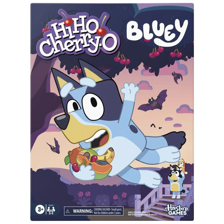 Hi Ho! Cherry-O Bluey Board Game, Counting and Numbers Preschool Kids Games, 3+ | Walmart (US)