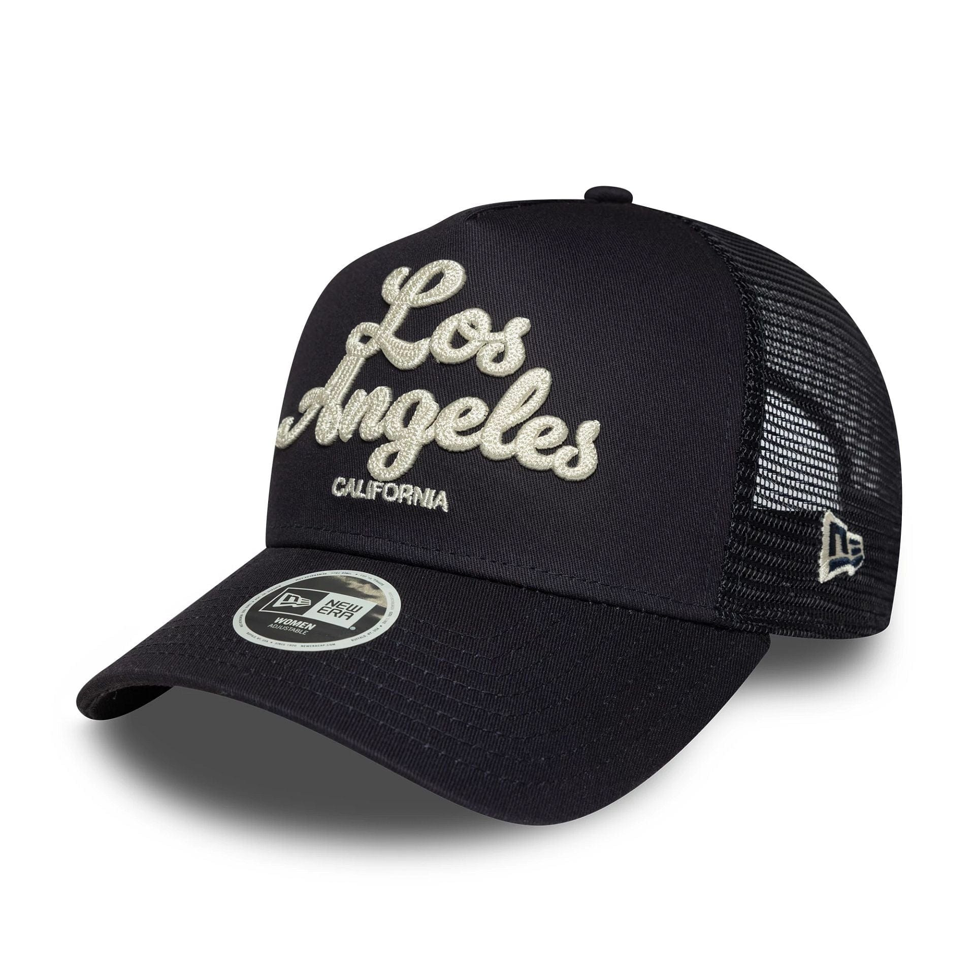 Womens New Era City Navy 9FORTY E-Frame Trucker Cap | New Era Cap