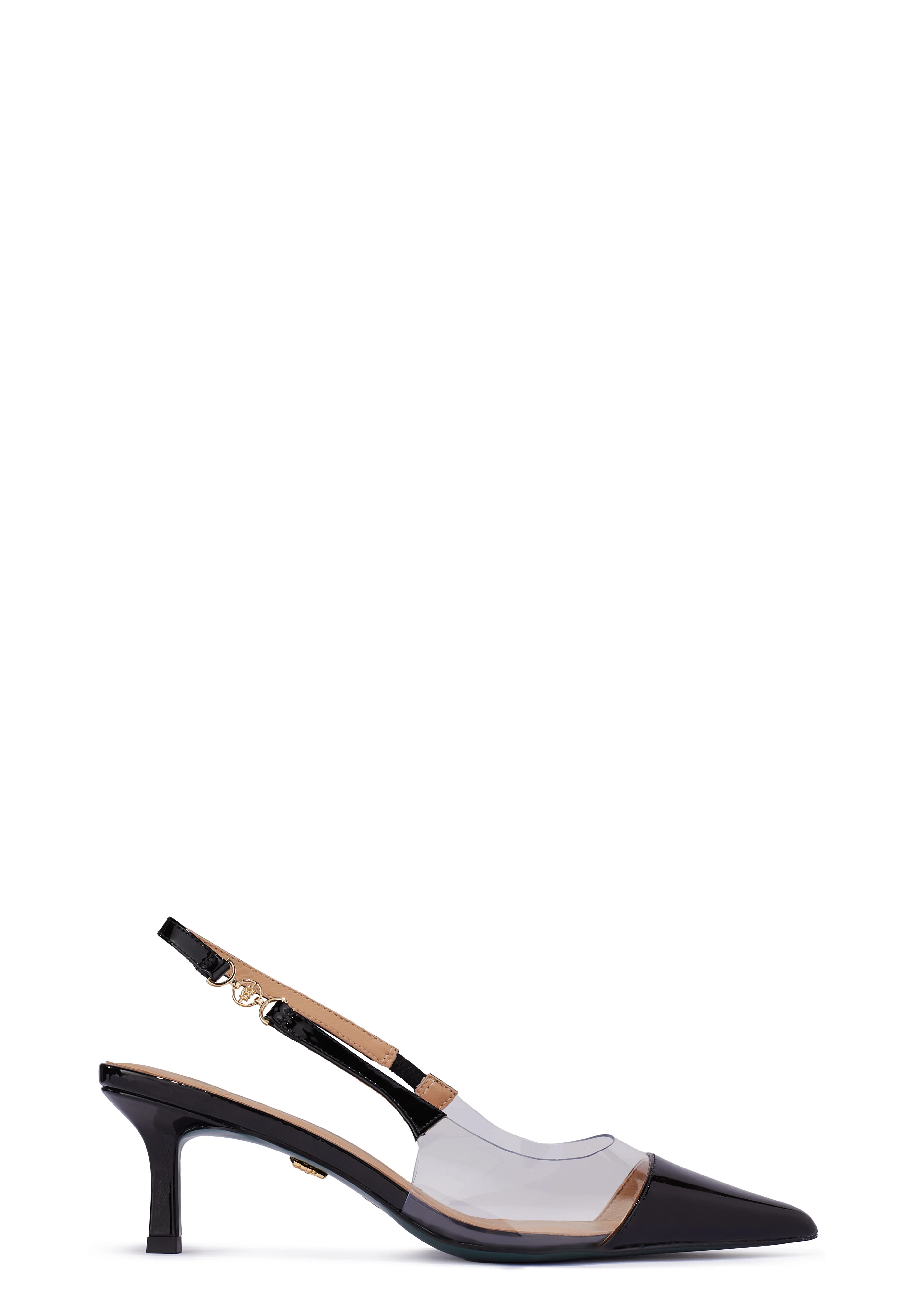 Regency Kitten Heel (Clear Black) | Holland Cooper