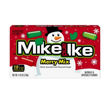 MIKE AND IKE Merry Mix Chewy Candy 4.25 oz Theater Box Gluten-Free | Walmart (US)