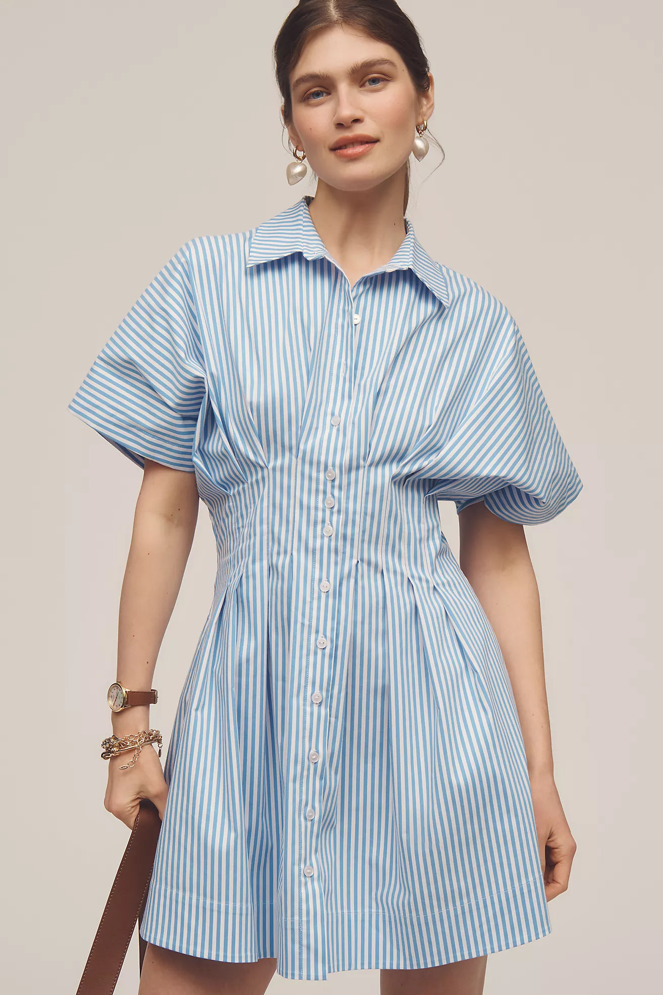 The Tobie Mini Shirt Dress by Exquise | Anthropologie (US)
