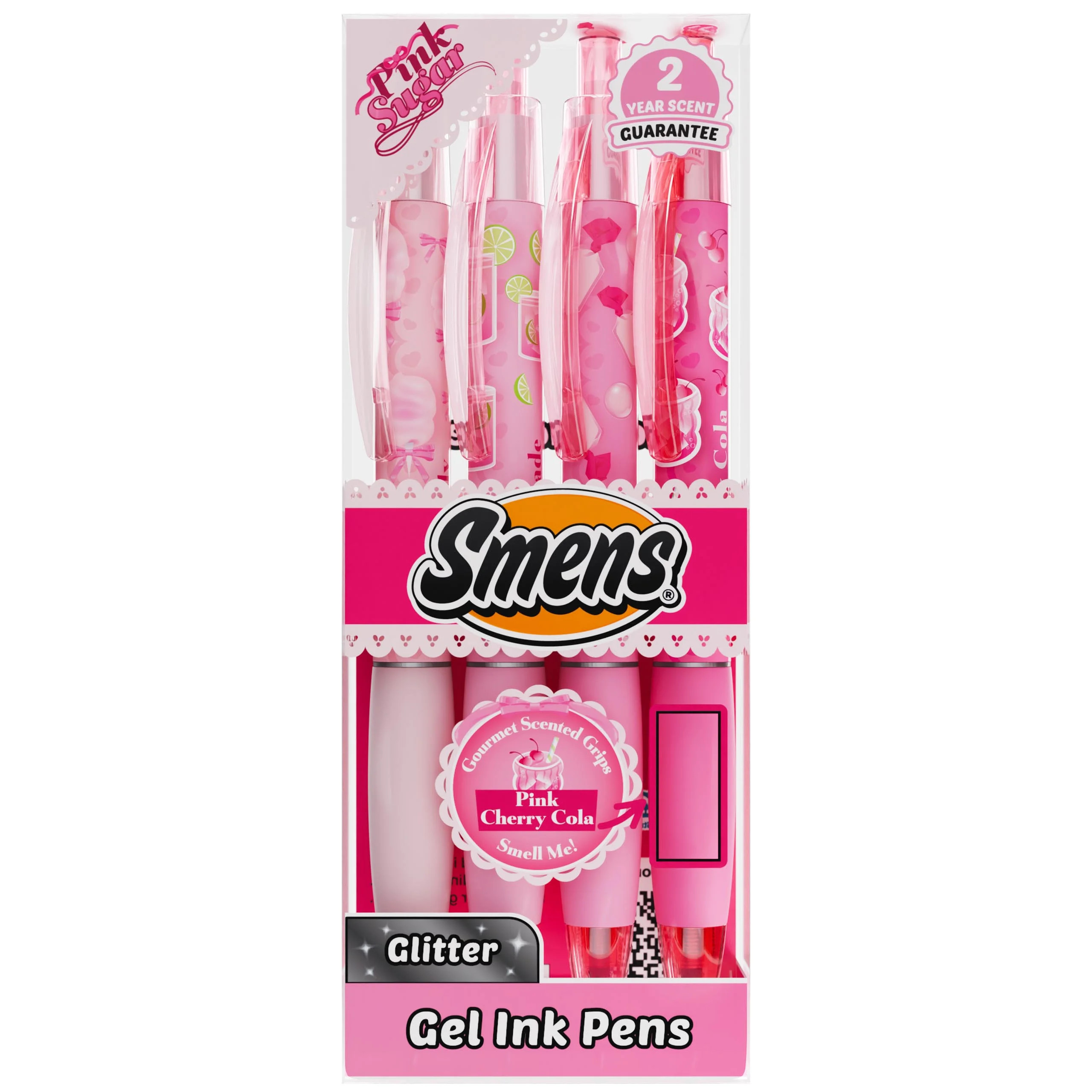 Scentco Pink Sugar Smens 4-Pack 0.7 mm Fine Point Pens | Walmart (US)