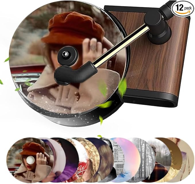 12-Pack Air Freshener,Record Player Car Vent Clip,YRH Air Freshener for Car,Restores Record Playe... | Amazon (US)