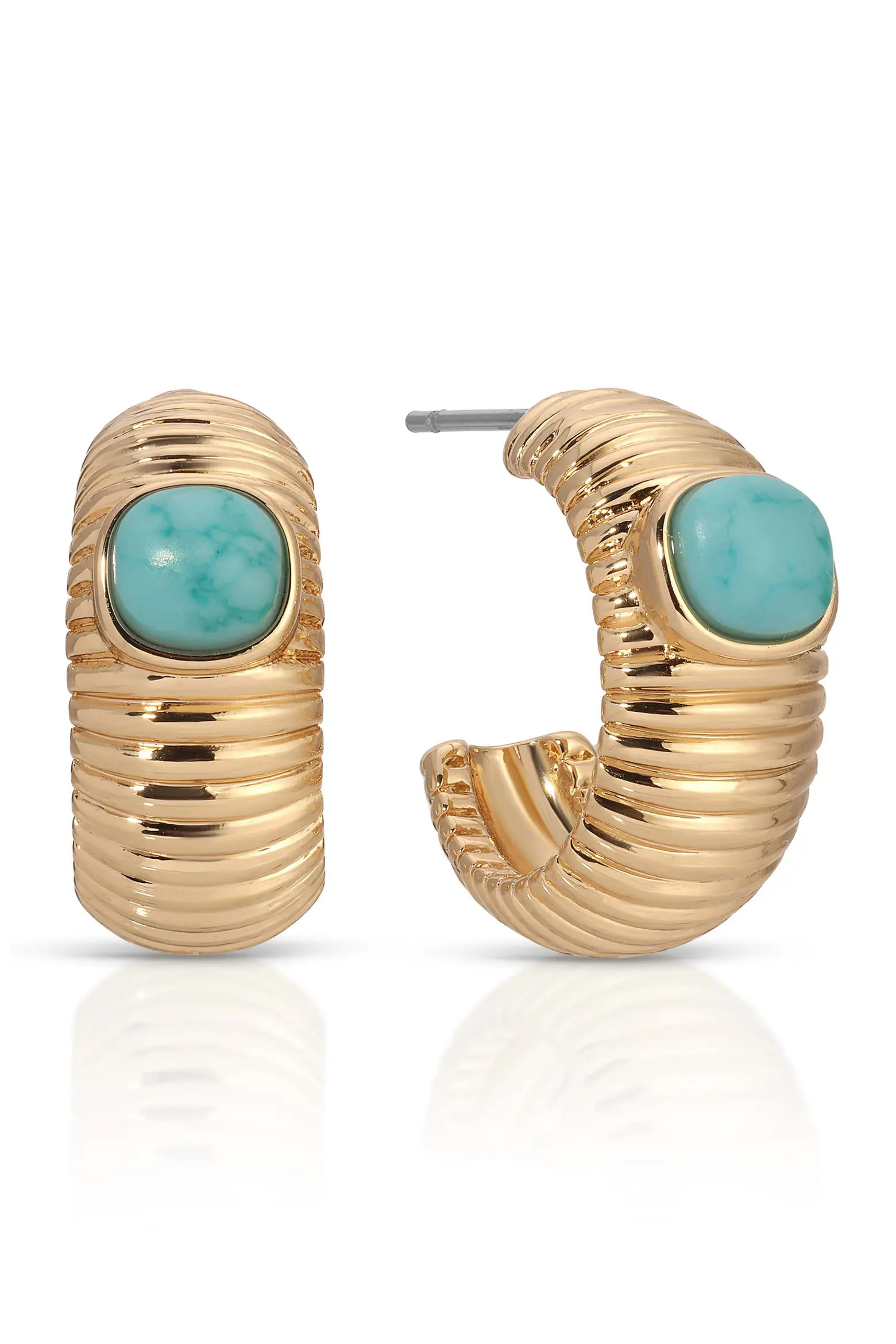 Semiprecious Stone Hoop Earrings (Women) | Nordstrom | Nordstrom