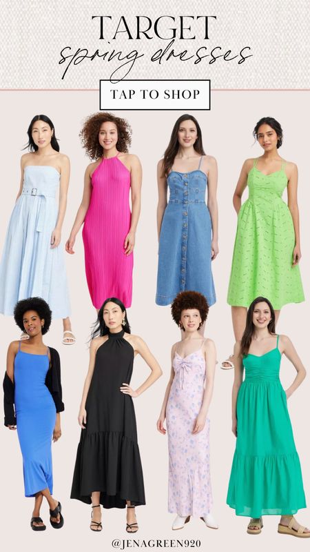 Target Tuesday | Spring Dresses | Sundress | Denim Dress | Midi Dress | Strapless Belted Dress | Eyelet Dress 

#LTKfindsunder50 #LTKfindsunder100 #LTKstyletip