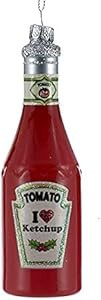 Amazon.com: Kurt Adler Ketchup Bottle Glass Christmas Ornament : Home & Kitchen | Amazon (US)