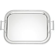 Reed And Barton 896102 Rectangle Silverplate Tray With Handles | Amazon (US)