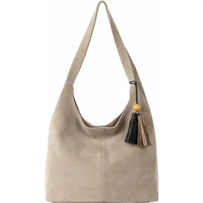 The Sak Huntley Hobo in Aubergine Suede at Nordstrom | Nordstrom