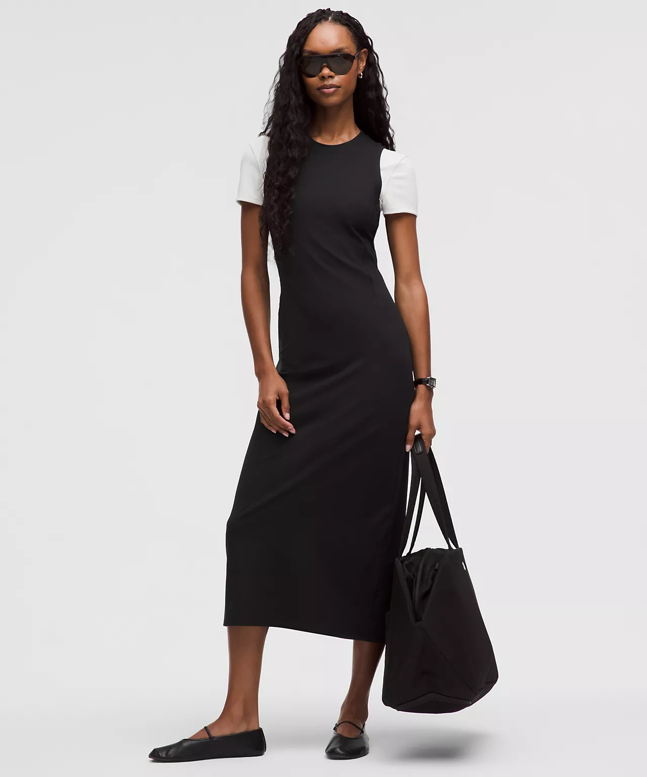 All Aligned Ribbed Midi Dress | Women's Dresses | lululemon | Lululemon (US)