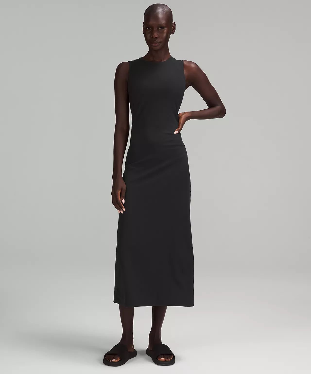 All Aligned Ribbed Midi Dress | Women's Dresses | lululemon | Lululemon (US)