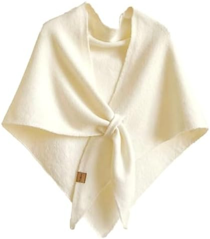 Winter Shawl Wraps Women Knitted Shawls and Wraps Cardigan Cape Wool Pashmina Shoulder Top Sweate... | Amazon (US)