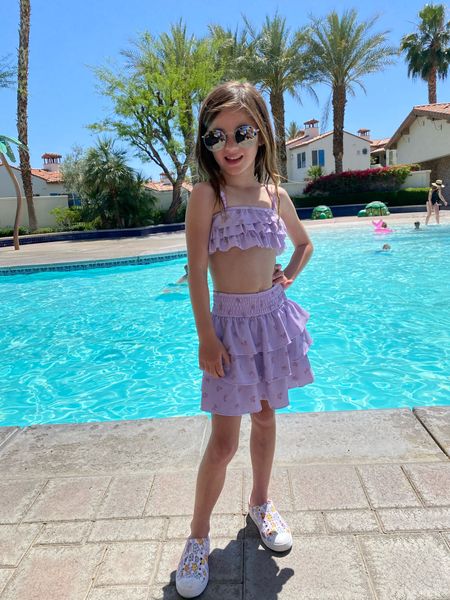 Cotton on girls bikini with matching coverup skirt! 

#LTKkids #LTKswim #LTKfindsunder50