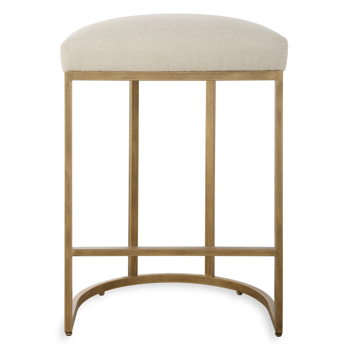 Upholstered Counter Stool with Metal Frame | Wayfair North America