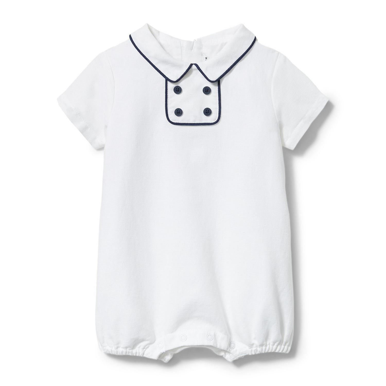 Linen Collared One-Piece | Janie and Jack