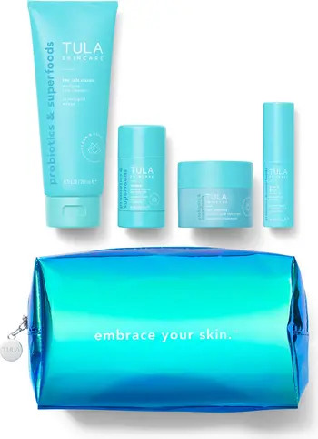 TULA Skincare Stay Present 5-Piece Skin Refining Kit | Nordstrom | Nordstrom