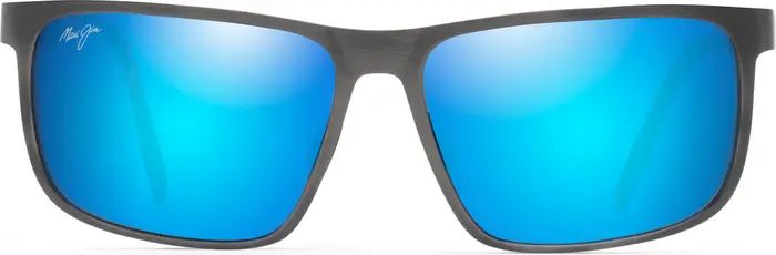 Maui Jim Wana 61mm PolarizedPlus2® Rectangle Sunglasses | Nordstrom | Nordstrom