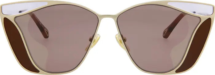 59mm Colorblock Square Sunglasses | Nordstrom Rack