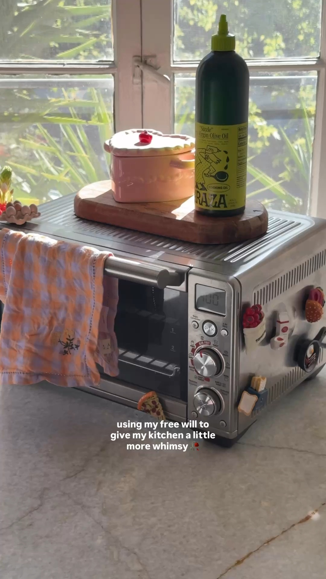 decorating my air fryer to make it a little more whimsical because why not 🤭 #kitchendecor #springhomedecor 

#LTKHome #LTKfoodie #LTKmorningroutine