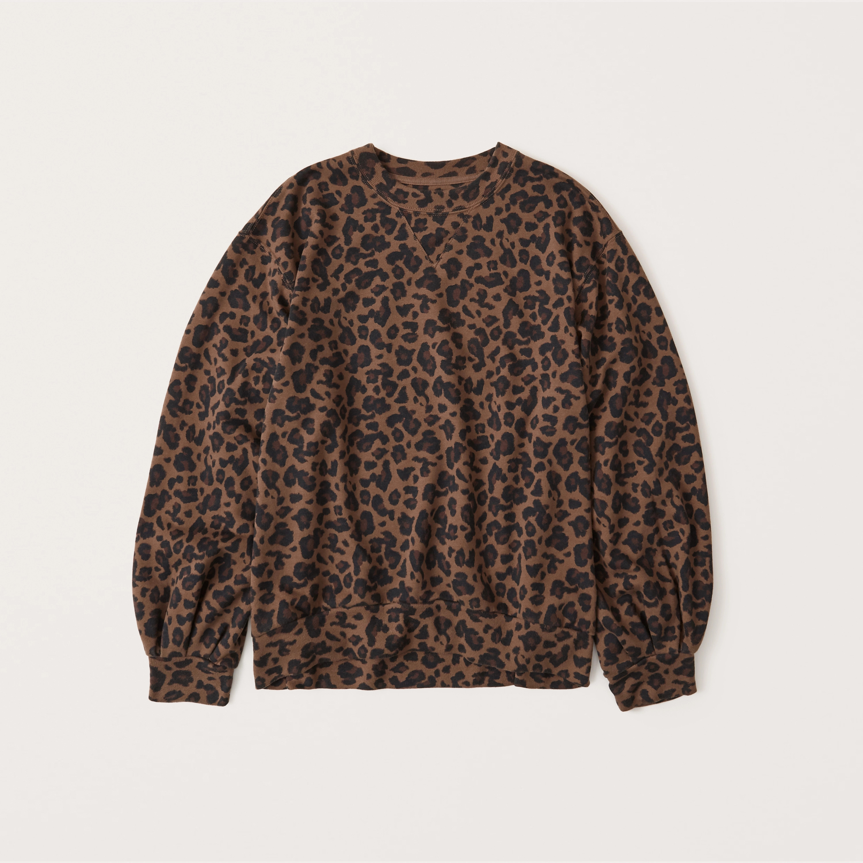 Women's Oversized Crew Sweatshirt | Women's New Arrivals | Abercrombie.com | Abercrombie & Fitch (US)