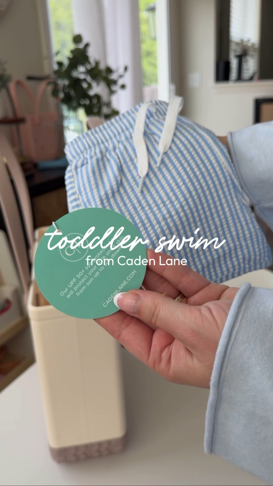 Matching toddler swim from @Caden Lane 🩷🩵