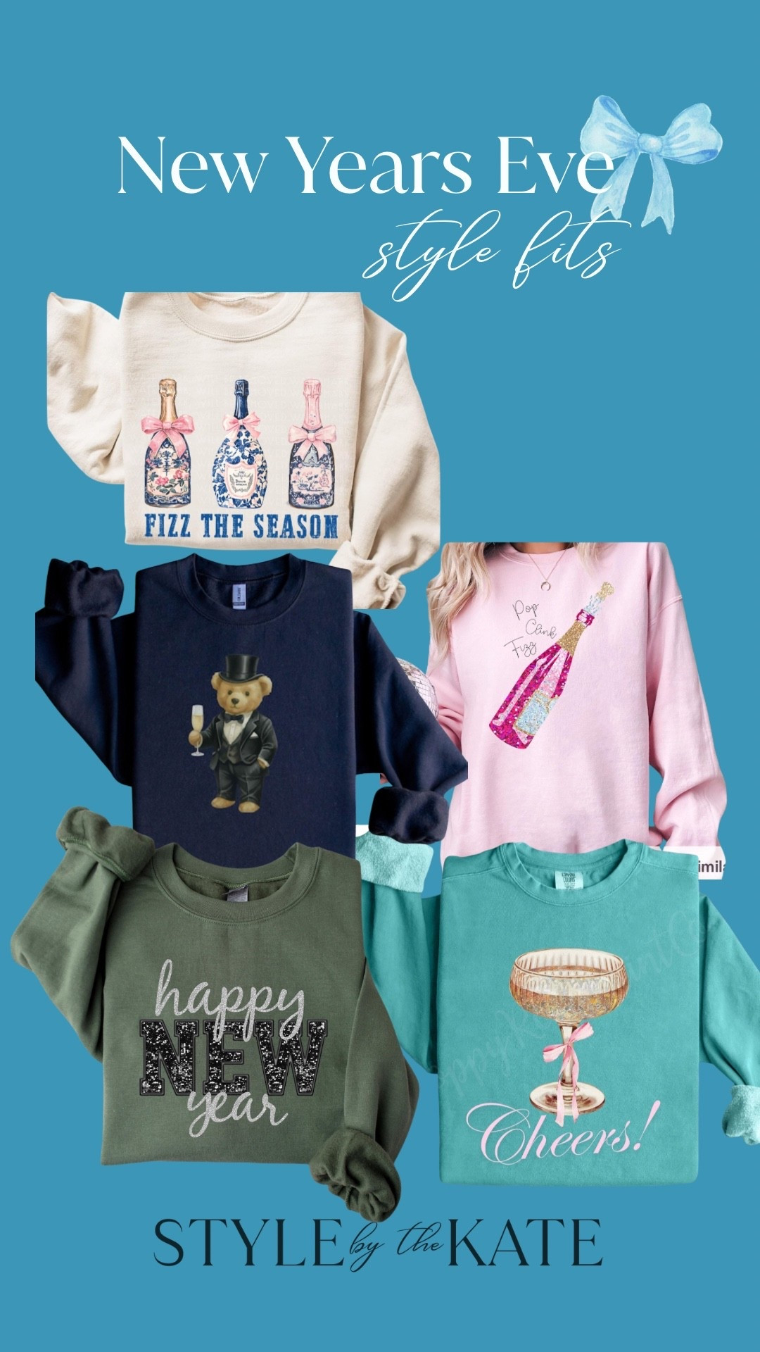 Ring in the new year with a cutie sweatshirt- champagne, nye

#LTKHoliday #LTKSeasonal #LTKMidsize