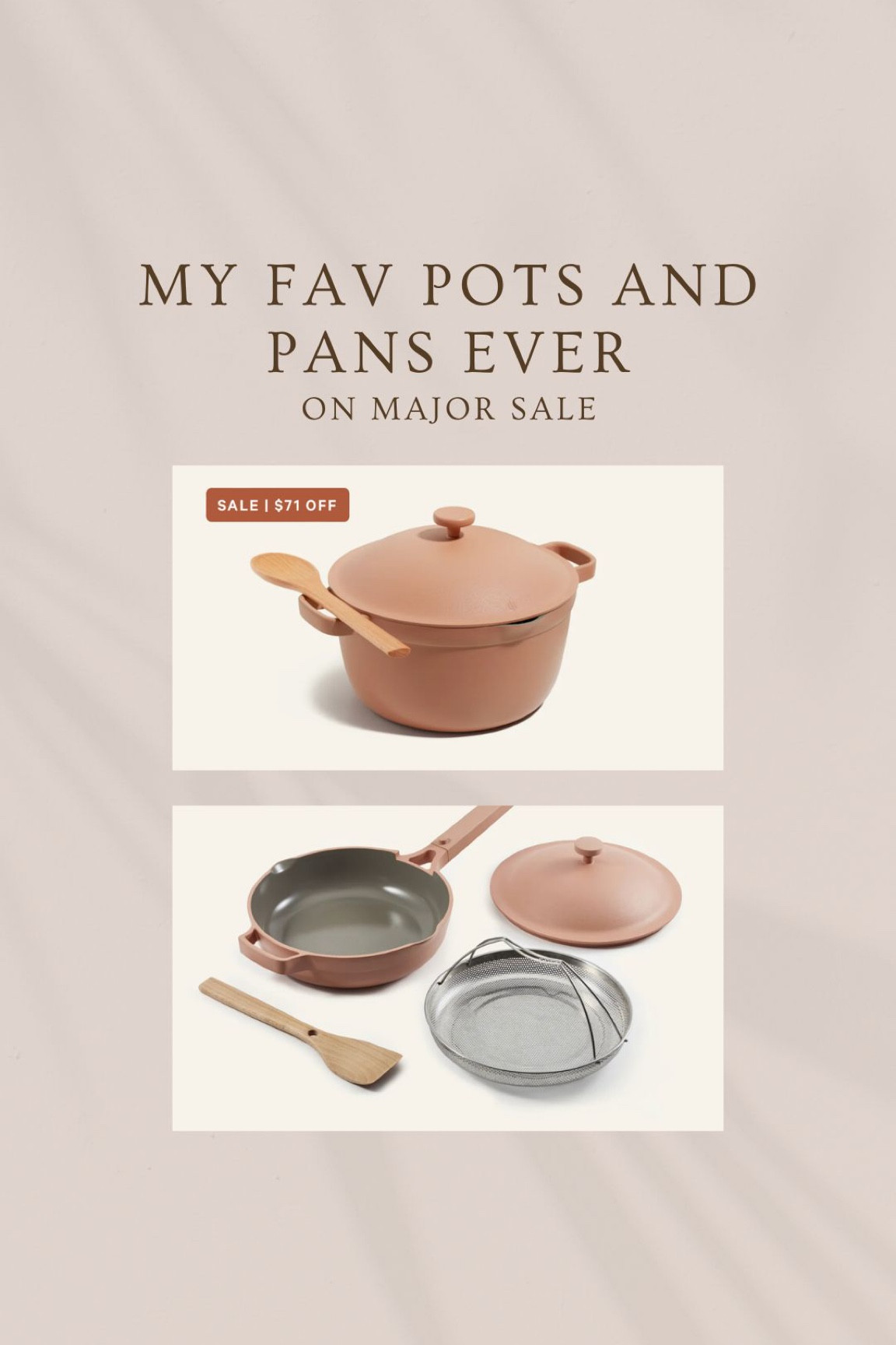 The best pots and pans I’ve ever used! These are a fantastic gift. 

#LTKHoliday #LTKCyberWeek #LTKhome