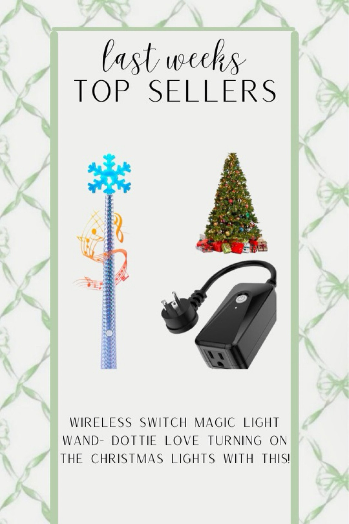 Remote control to turn on and off the Christmas tree lights! This is the BEST gift for little kids 

#LTKHoliday #LTKGiftGuide #LTKSeasonal