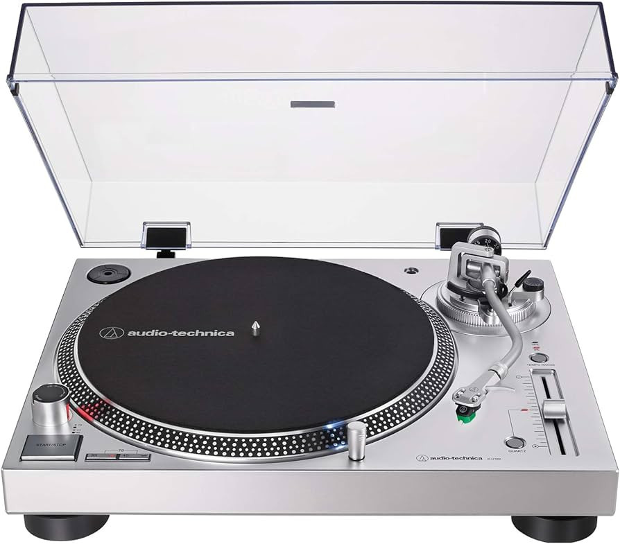 Audio-Technica AT-LP120XUSB Direct-Drive Turntable (Analog & USB), Silver, Hi-Fidelity, Plays 33-... | Amazon (CA)