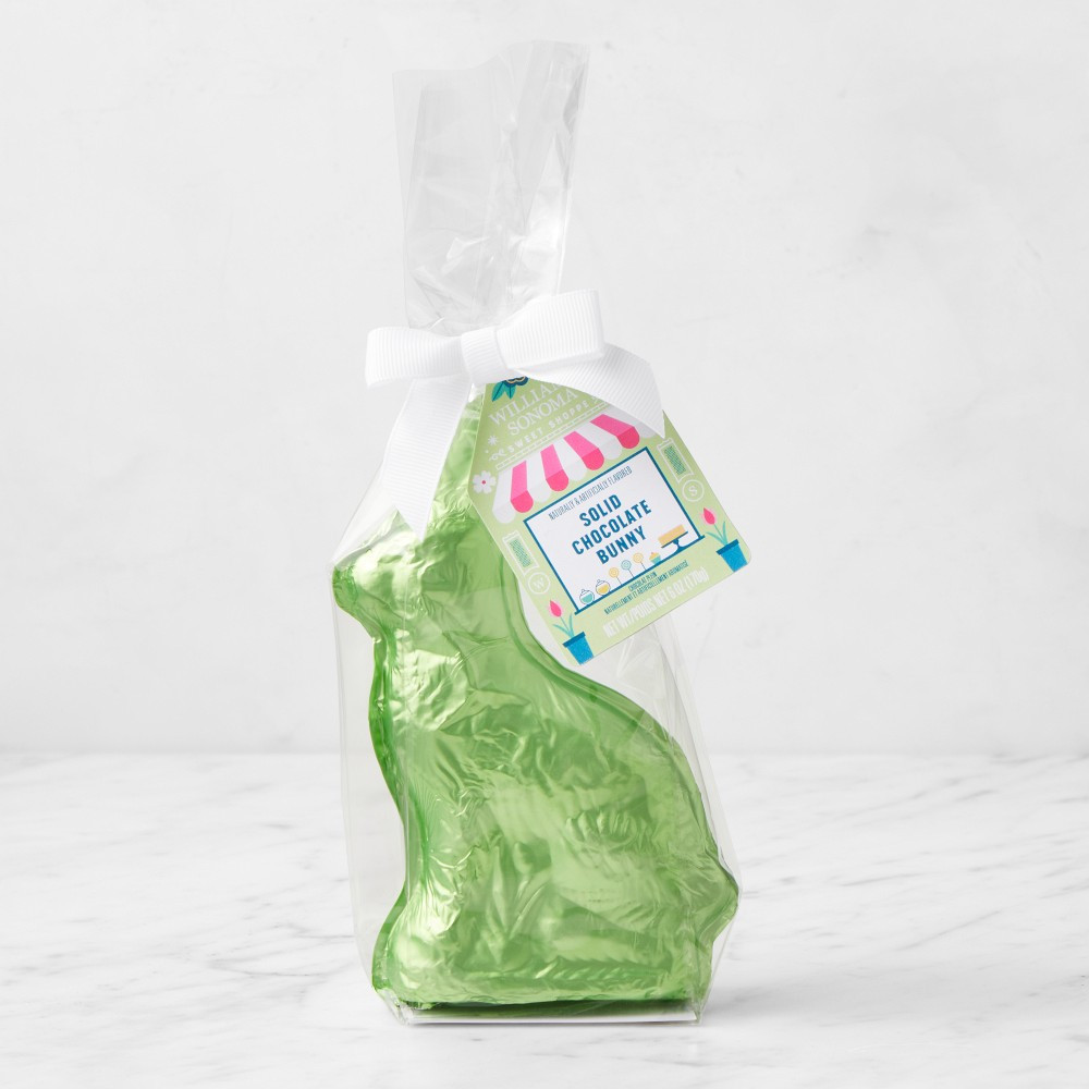 Williams Sonoma Foiled Solid Chocolate Bunny | Williams-Sonoma