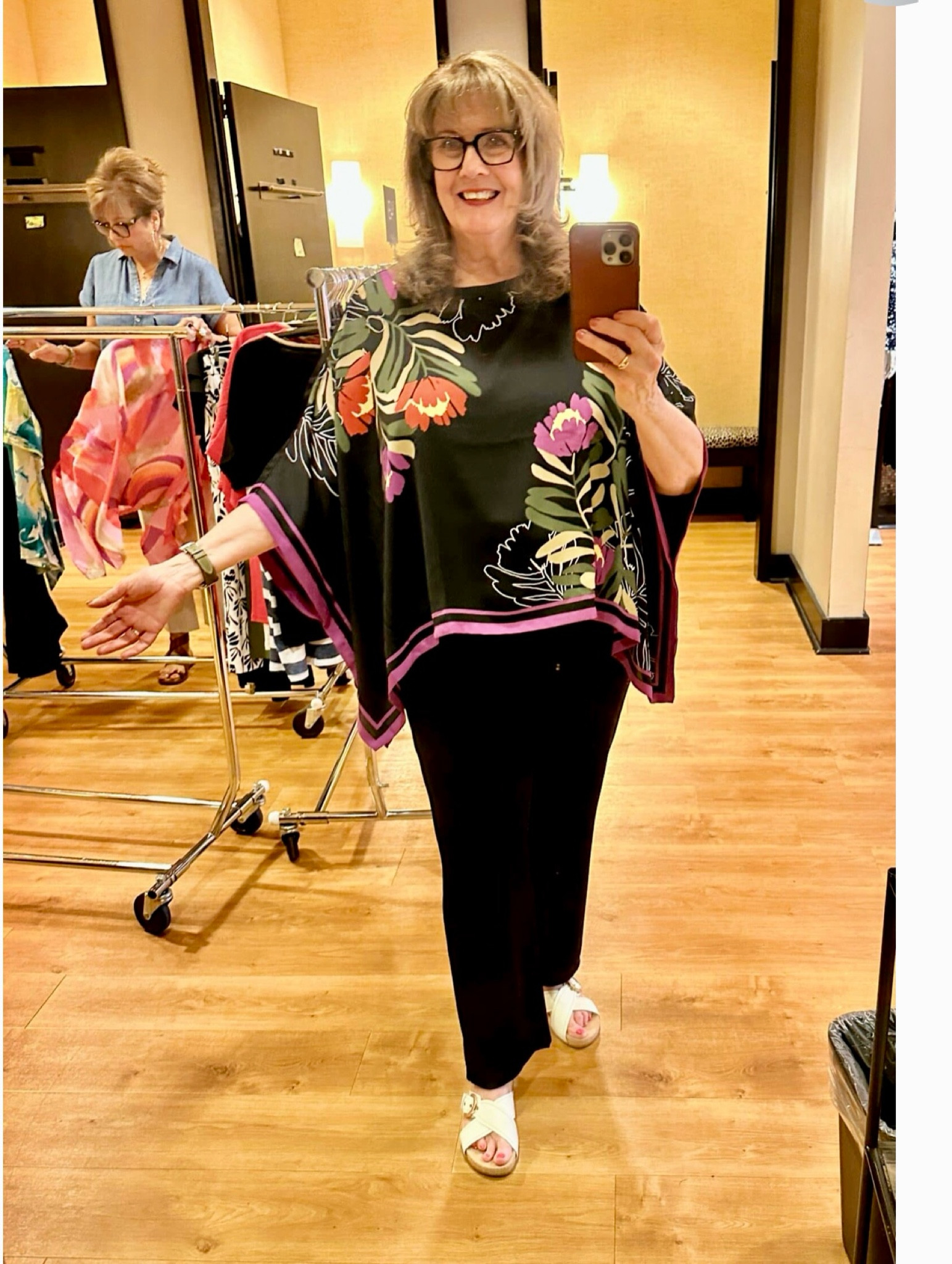 Nothing like a beautiful poncho for a summer evening or a cruise @chicos!

#LTKSeasonal #LTKOver40 #LTKMidsize