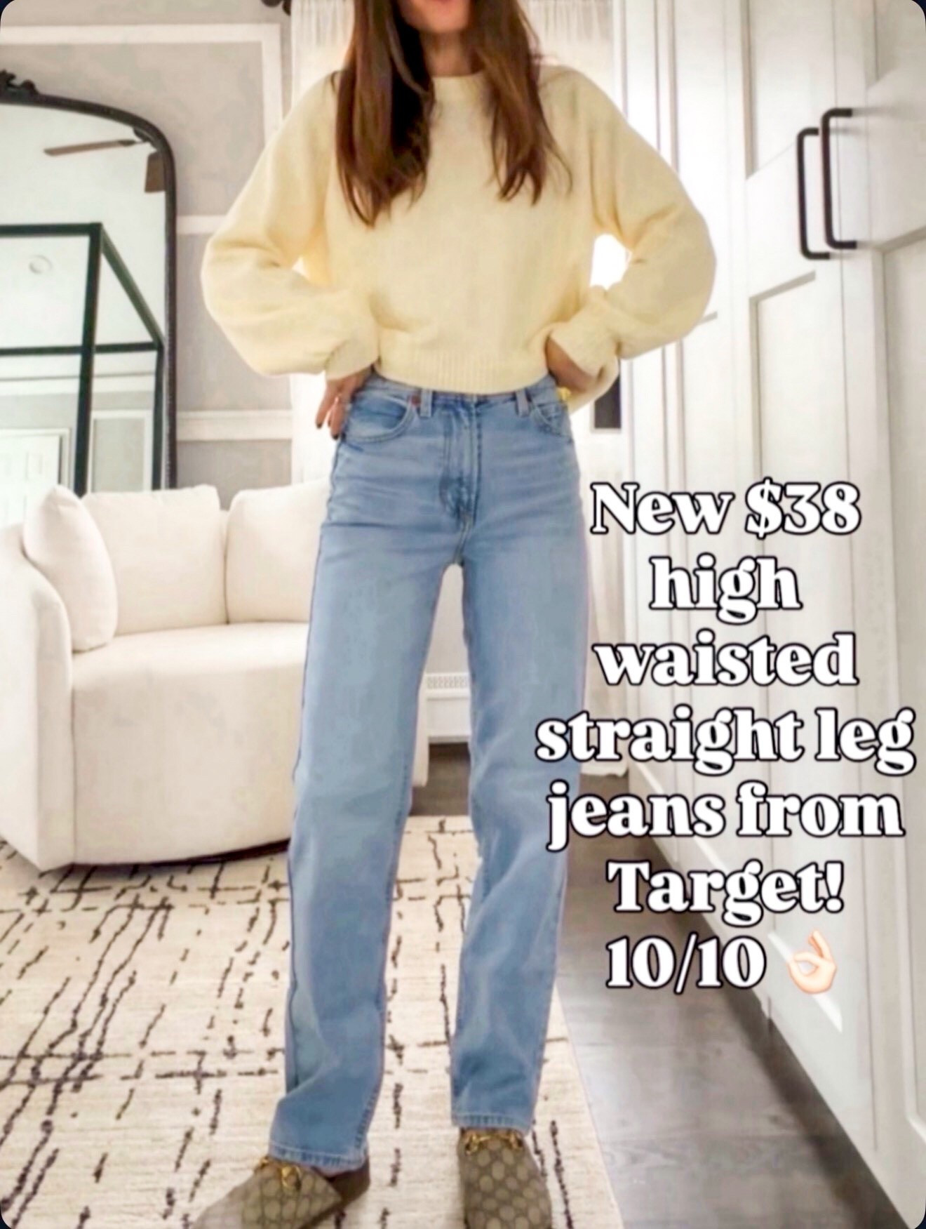 High-waisted, straight-leg, and only $38?! Target wins again 👏 

Follow my LTK @mrscasual on the @shop.LTK app to view this post and get my exclusive app-only content!


#LTKootd #LTKSeasonal #LTKgrwm