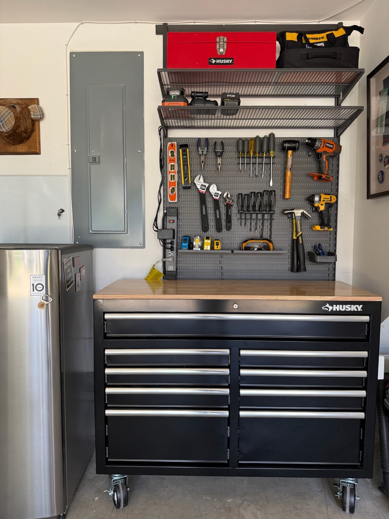 When tools don’t have a home, projects stall.🛠️

We build:
✔️Tool walls
✔️Hardware sorting systems
✔️Charging stations
✔️Clearly defined zones

🔨 Let’s design your tool system. DM us or Comment GARAGE to schedule your garage session today.

#LTKHome
