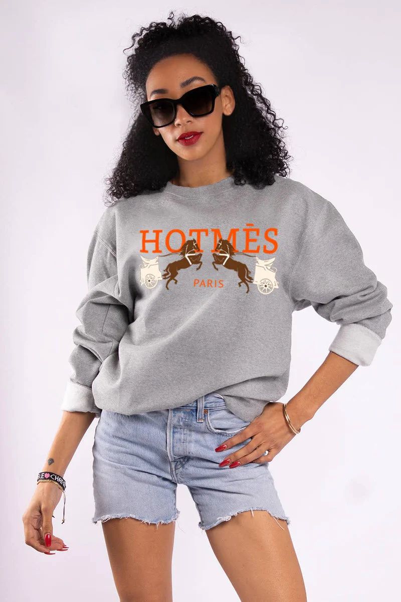 Hot Mes Crewneck Sweatshirt | Teggy French