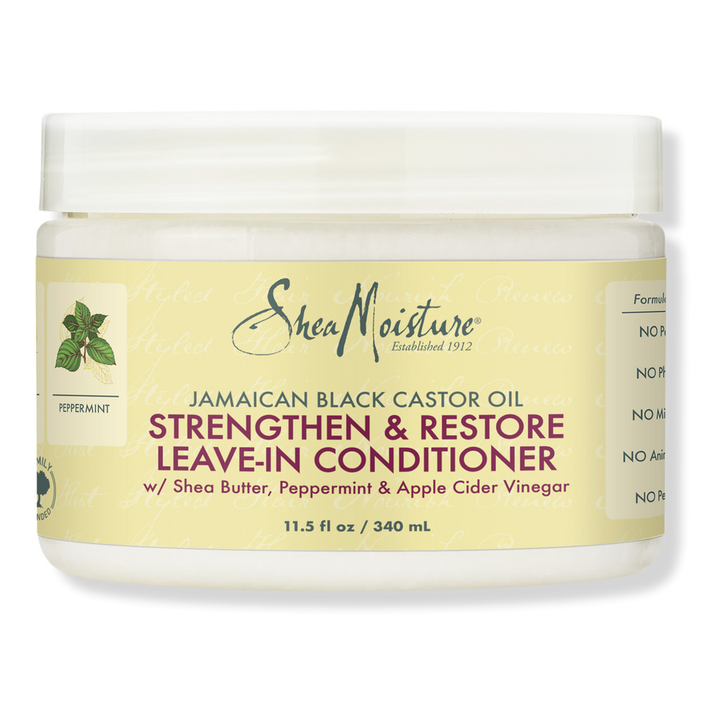 SheaMoisture 100% Pure Jamaican Black Castor Oil Leave In Conditioner | Ulta