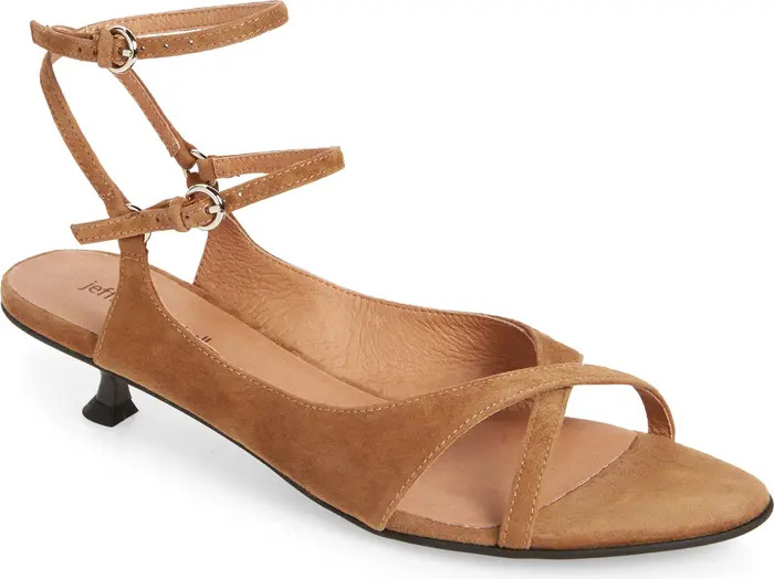Jeffrey Campbell Mistie Strappy Kitten Heel Sandal (Women) | Nordstrom | Nordstrom