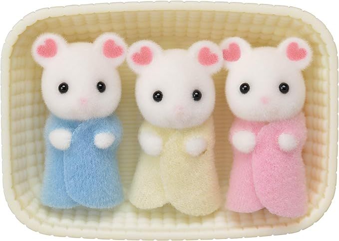 Calico Critters Marshmallow Mouse Triplets | Amazon (US)