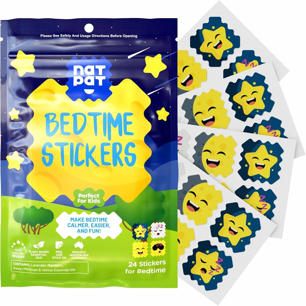 NATPAT Sleepy Patch Bed Time Stickers for Kids - Sleep Promoting Patch - Non-Toxic Solution for B... | Amazon (US)