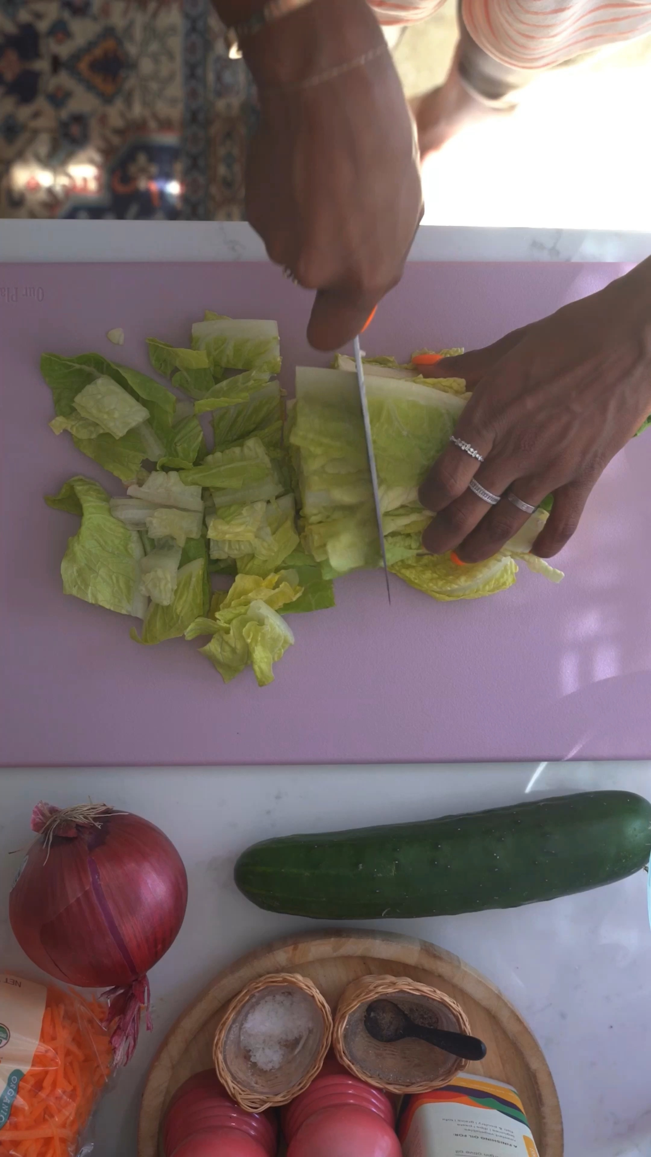 Kitchen essentials I use to make this easy go-to salad! 