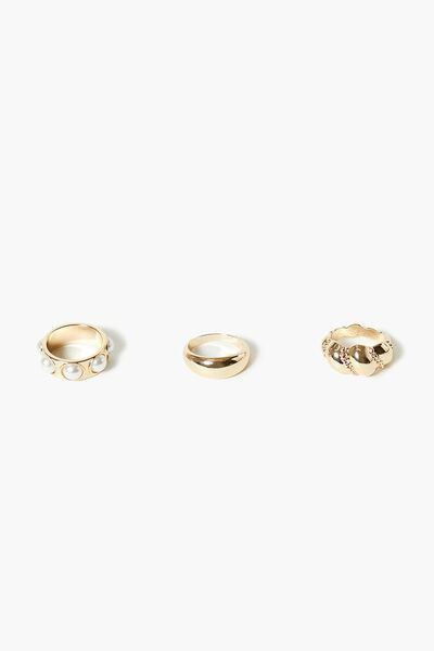 Faux Pearl Ring Set | Forever 21