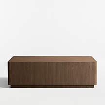 Terrane Fumed Oak 54" Rectangular Coffee Table + Reviews | Crate & Barrel | Crate & Barrel