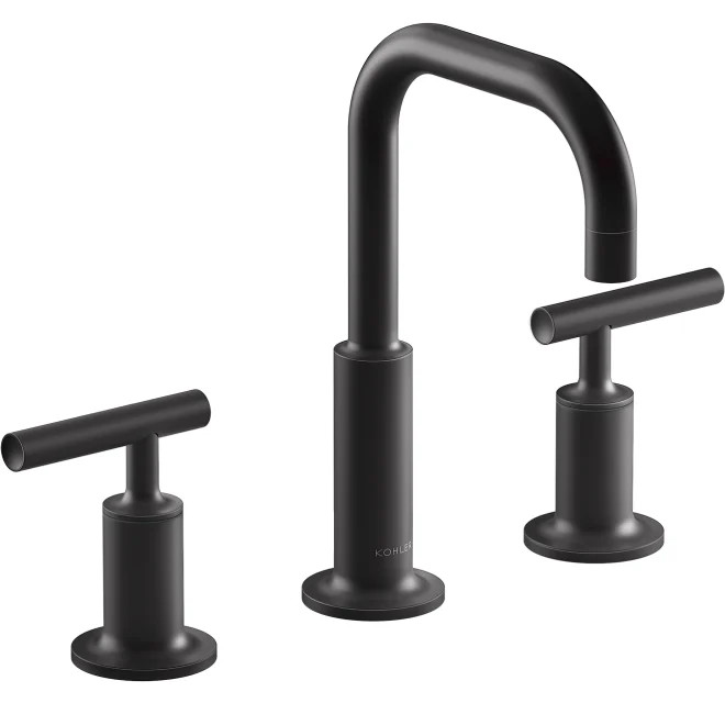 Purist 1.2 GPM Widespread Bathroom Faucet with Pop-Up Drain Assembly | Build.com, Inc.
