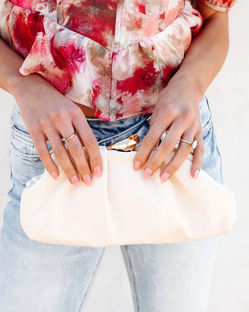 Welma Pochette Clutch - White | VICI