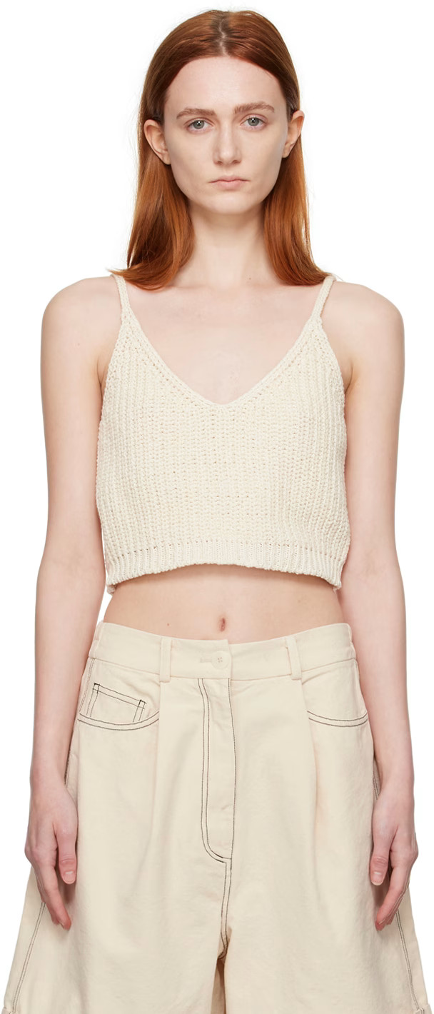 Off-White Scoop Tank Top | SSENSE