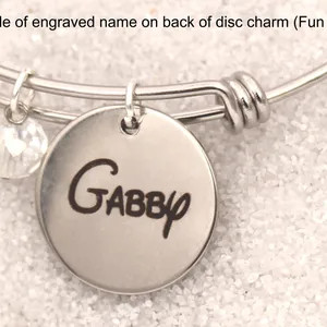 Minnie Mouse Halloween Bracelet: Pumpkin Charm Bangle, Engraved 'Boo!' Disc | Etsy (Global)