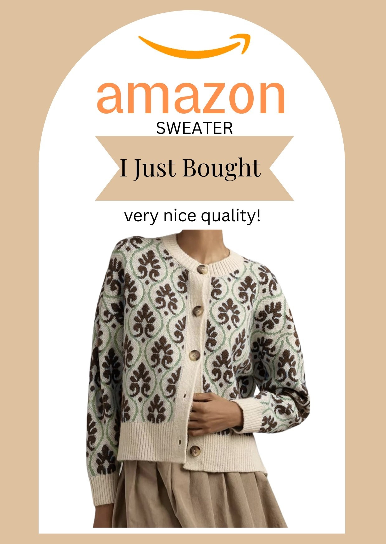 I love this sweater! Amazon sweater! Winter Fashion. Affordable fashion easy casual or dress up for work 

#LTKFindsUnder50 #LTKWorkwear #LTKSaleAlert