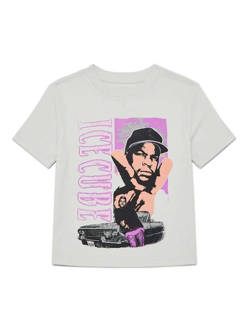 Ice Cube Peace Tour Toddler Graphic Tee with Short Sleeves, Sizes 12M-5T | Walmart (US)