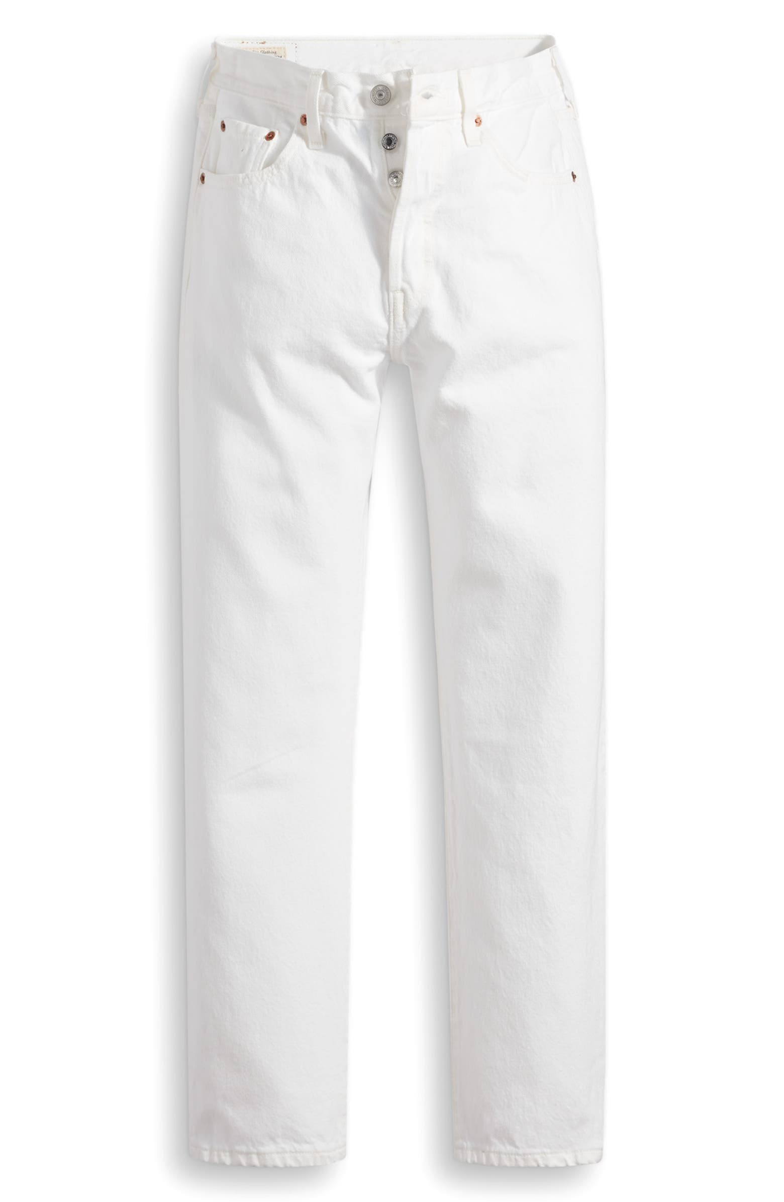 501® High Waist Crop Straight Leg Jeans | Nordstrom