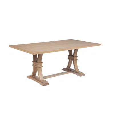 Rustic Light Oak Traditional Style Dining Table | Wayfair North America