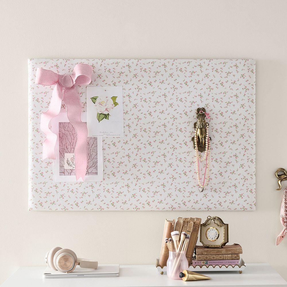 Loveshackfancy No Nails Floral Pinboards (24"x36") | Pottery Barn Teen